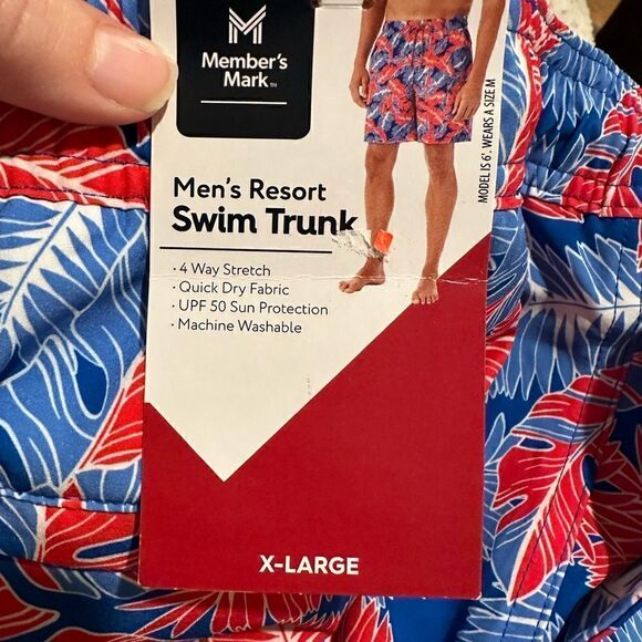 Swim trucks  4-Way Stretch UPF 50 Resort Swim Trunk - Picture 3 of 3